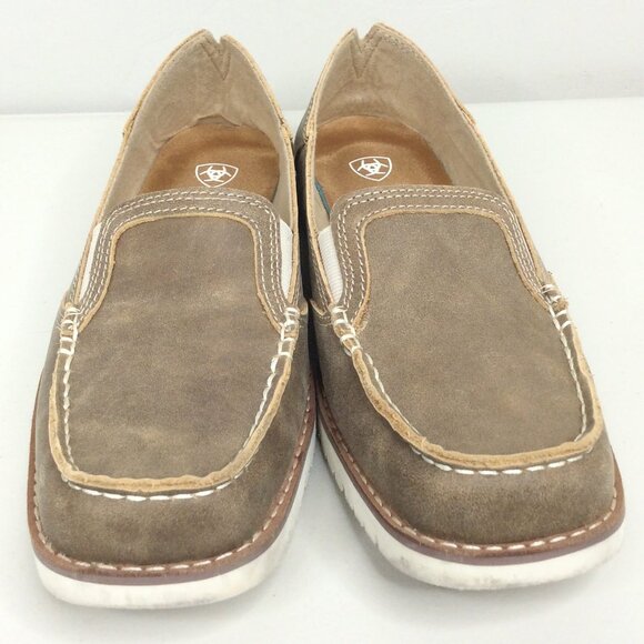 Ariat Womens Cruiser Easy Flex Wide Square Toe Sz 9 Trusty Brown Shoes 10046936 - Picture 2 of 8